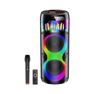 KAKUSIGA KK-8205 HONGCAI flame light wireless speaker Black
