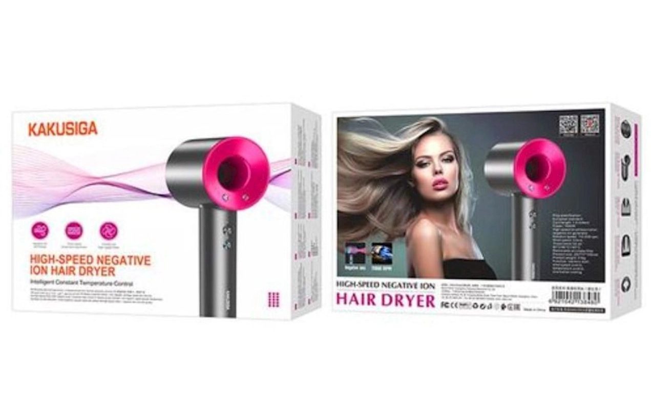 KAKUSIGA KSC-1492 LIUFENG high-speed negative ion hair dryer(EU) Purple - imagine 2