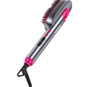 Kakusiga KSC-1555 YAOJI series digital display electric heating hair straightening comb（EU） Grey