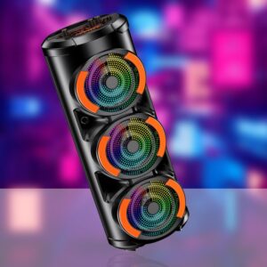 Kakusiga KK-6301 LIUNIAN colorful wireless speaker Black