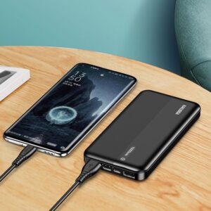 Kakusiga KSC-1098 JUNCHI Series 22.5W+PD20W Fully Compatible Power Bank-10000mAh Black