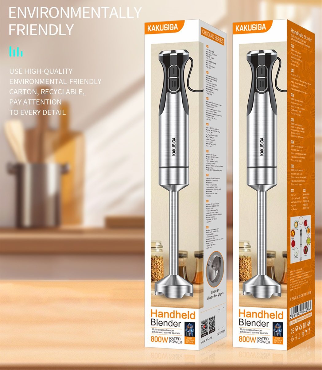 KAKUSIGA KSC-1587 CHUQIAO Series Handheld Mixer(EU) Silver - imagine 2