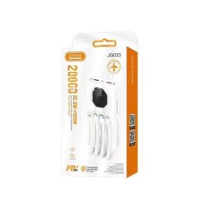 Jokade JG033 ZHAKE series 22.5W+PD20W fully compatible mobile power bank with wire (20000mAh) White