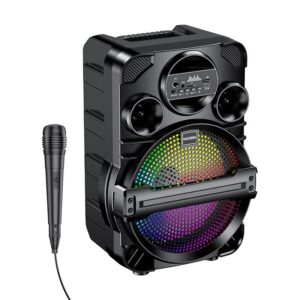 Kakusiga KK-8106 ZHENGPU colorful lamp wireless speaker Black