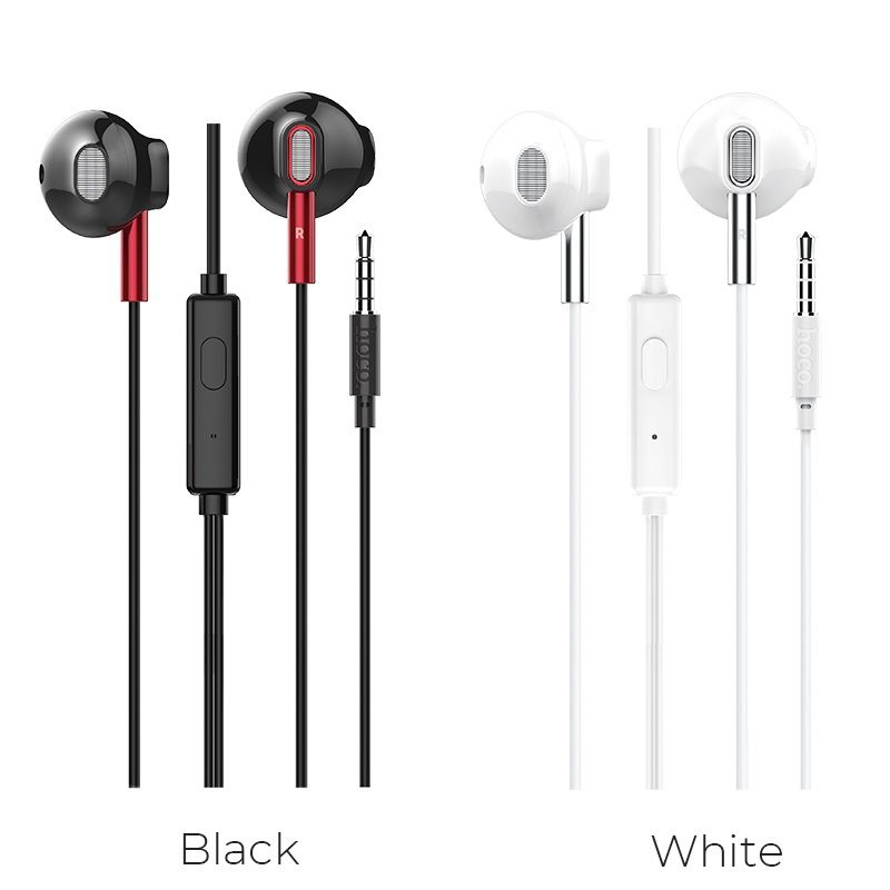 Hoco M57 Sky sound universal earphones with mic black - imagine 2