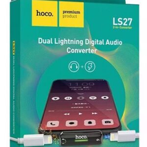 Hoco LS25 Digital 3.5 audio converter for iP silver
