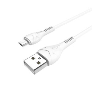 Hoco X37 Cool power charging data cable for Micro white