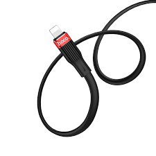 Hoco U72 Forest Silicone charging cable for iP black