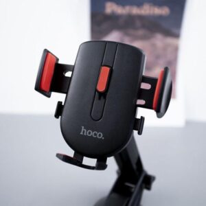 Hoco CAD01 Easy-lock car mount phone holder black＆red