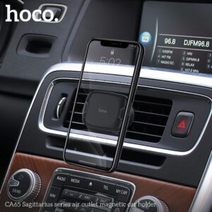 Hoco CA65 Sagittarius series air outlet magnetic car holder black