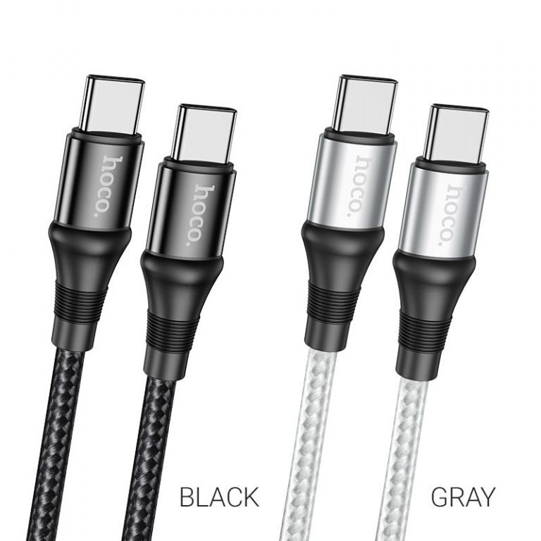 Hoco X50 Type-C to Type-C Exquisito 100W charging data cable(L=1M) black - imagine 2