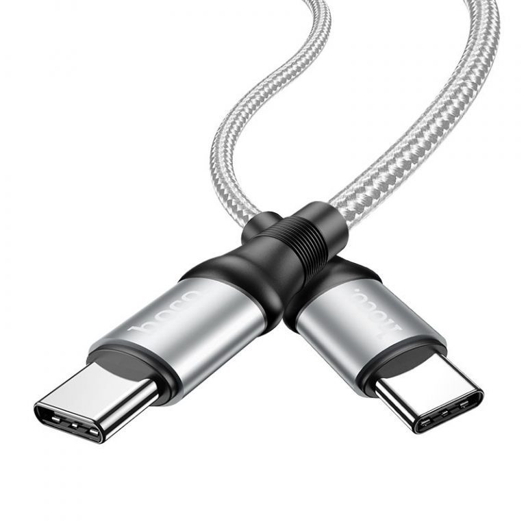 Hoco X50 Type-C to Type-C Exquisito 100W charging data cable(L=1M) black - imagine 3