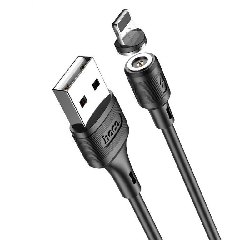 Hoco X52 Sereno magnetic charging cable for iP black - imagine 3