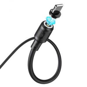 Hoco X52 Sereno magnetic charging cable for iP black