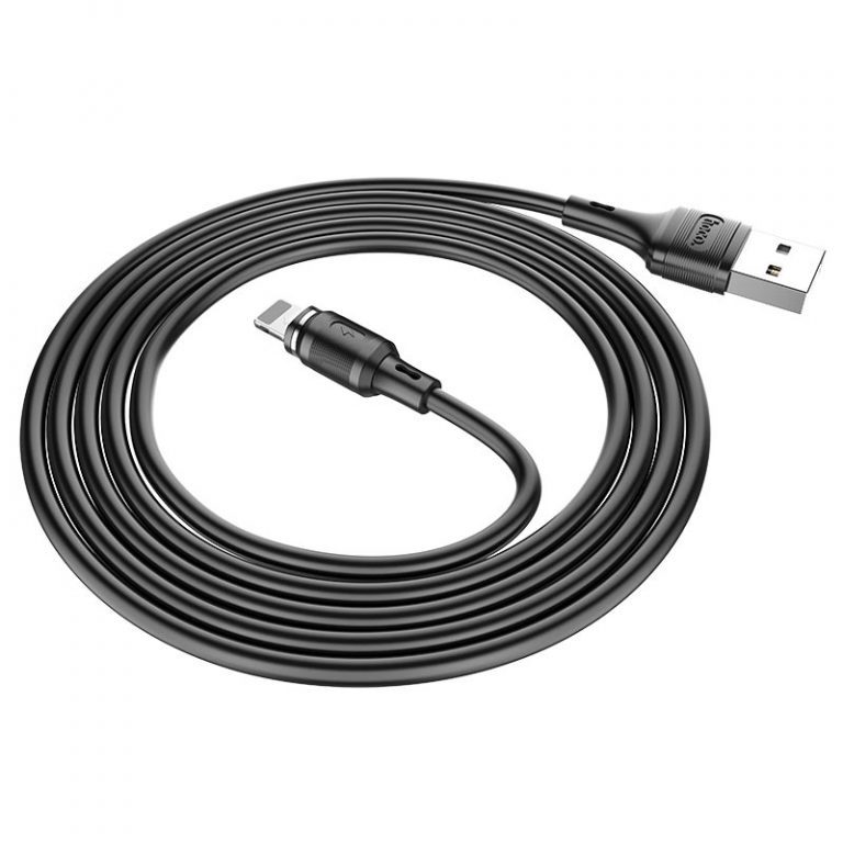 Hoco X52 Sereno magnetic charging cable for iP black - imagine 4