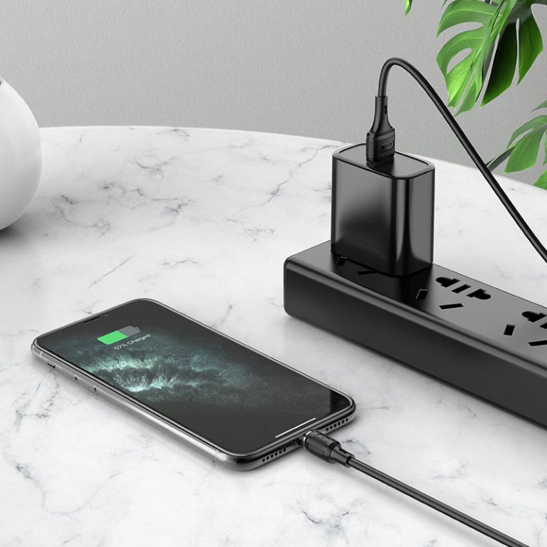 Hoco X52 Sereno magnetic charging cable for iP black - imagine 5