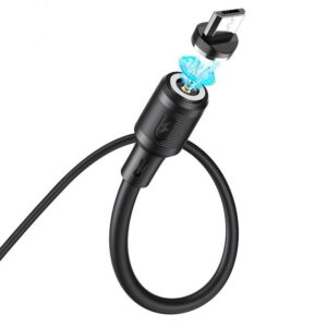 Hoco X52 Sereno magnetic charging cable for Micro black