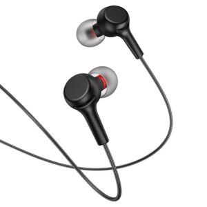 Hoco M78 El Placer universal earphones with microphone black