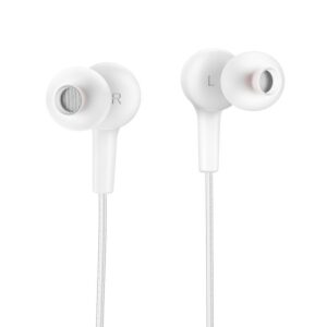 Hoco M78 El Placer universal earphones with microphone white