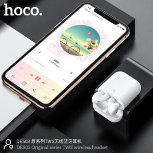 Hoco DES03 wireless headset white