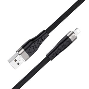Hoco X53 Angel silicone charging data cable for iP black