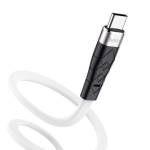 Hoco X53 Angel silicone charging data cable for Type-C white