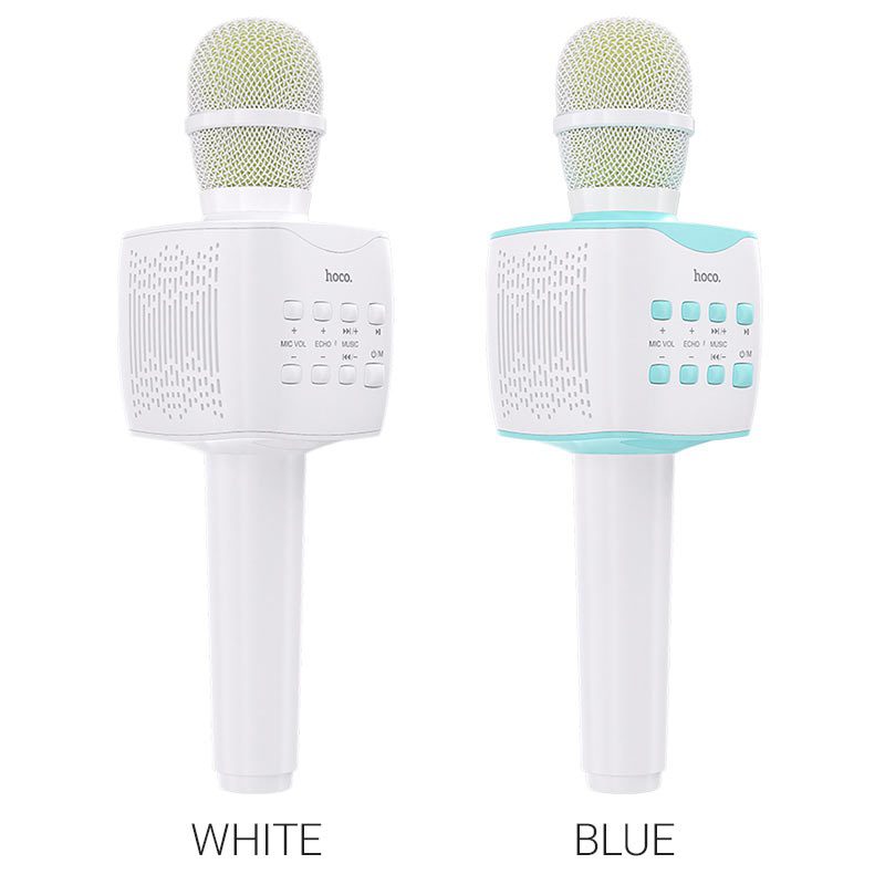 Hoco BK5 Cantando karaoke microphone white - imagine 3