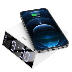 Hoco DCK1 Clock with Wirelss Charging (Plastic verison)