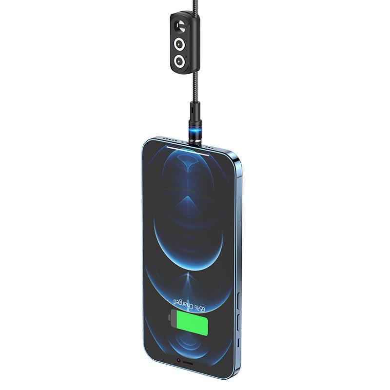 Hoco U98 3-in-1 Sunway multi-functional magnetic charging cable(Lightning/Micro/Type-C) - imagine 4