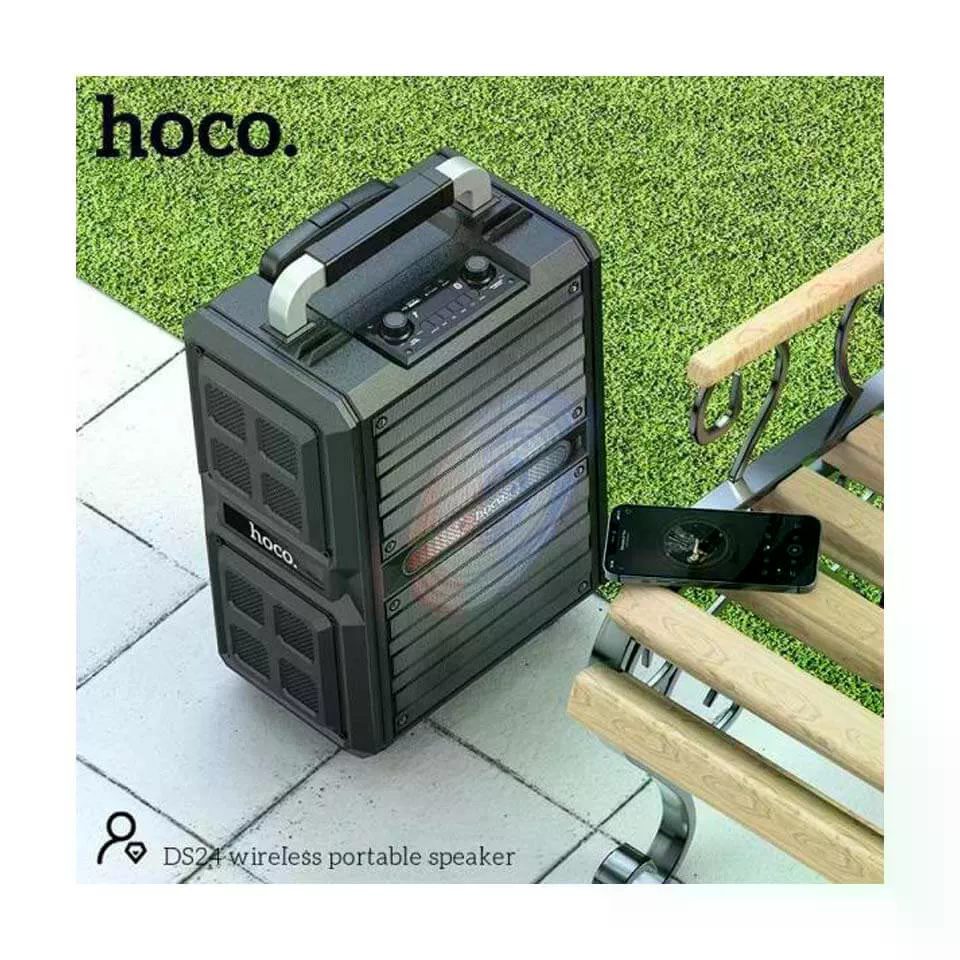 Hoco DS24 Wireless portable speaker black - imagine 2