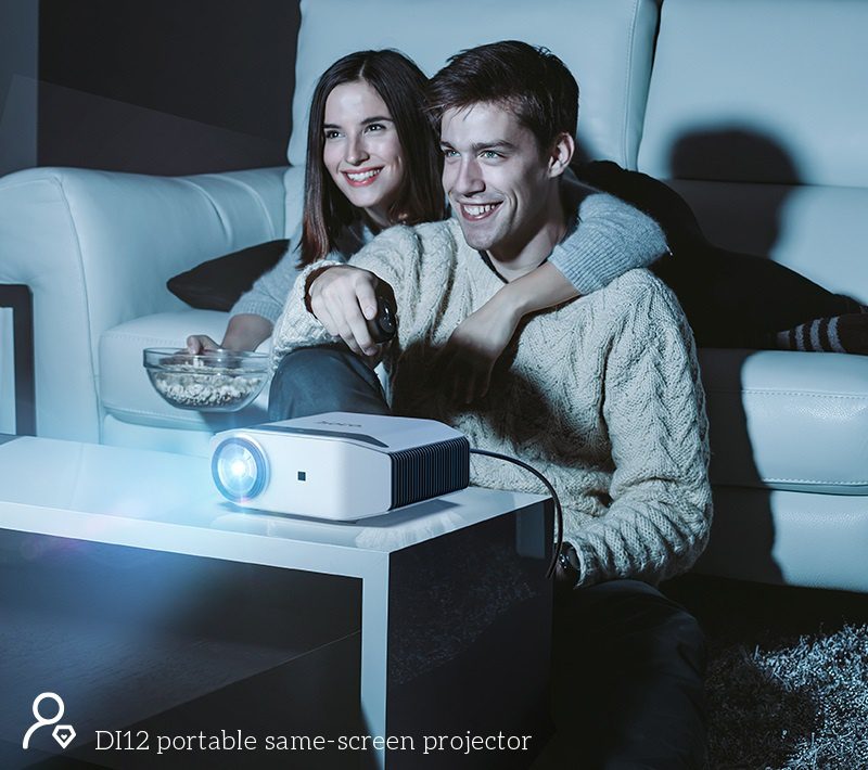 Hoco DI12 Portable Same Screen Version Projector