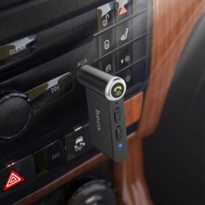Hoco E58 Magic music car AUX BT receiver black