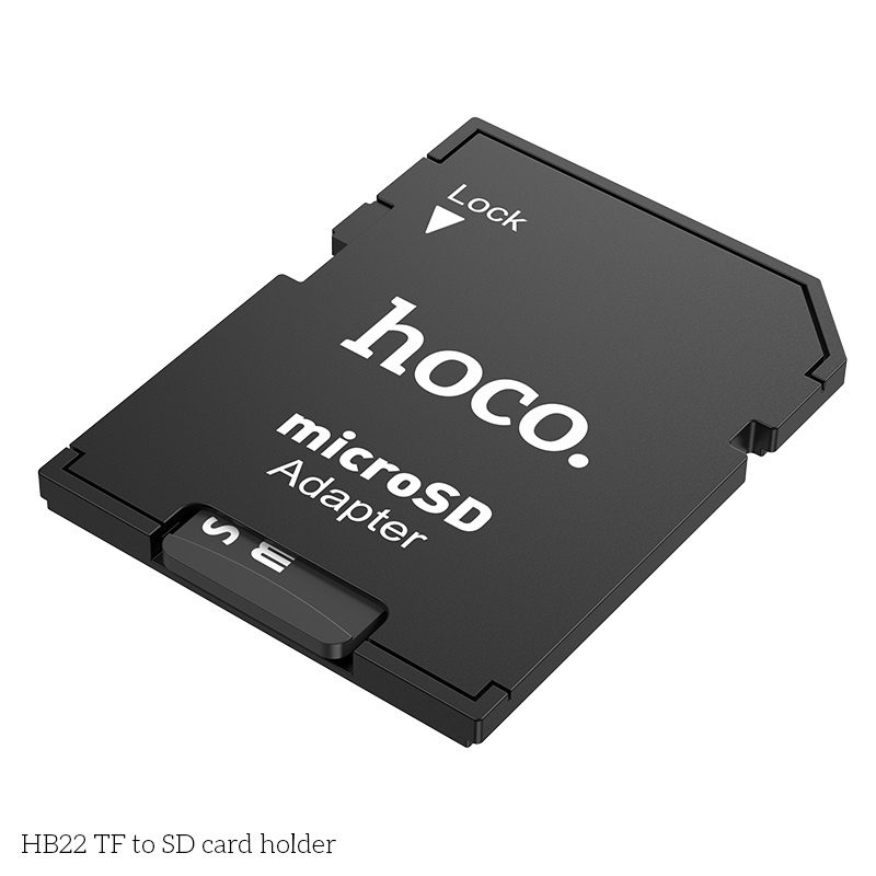 Hoco HB22 TF to SD card holder black - imagine 2