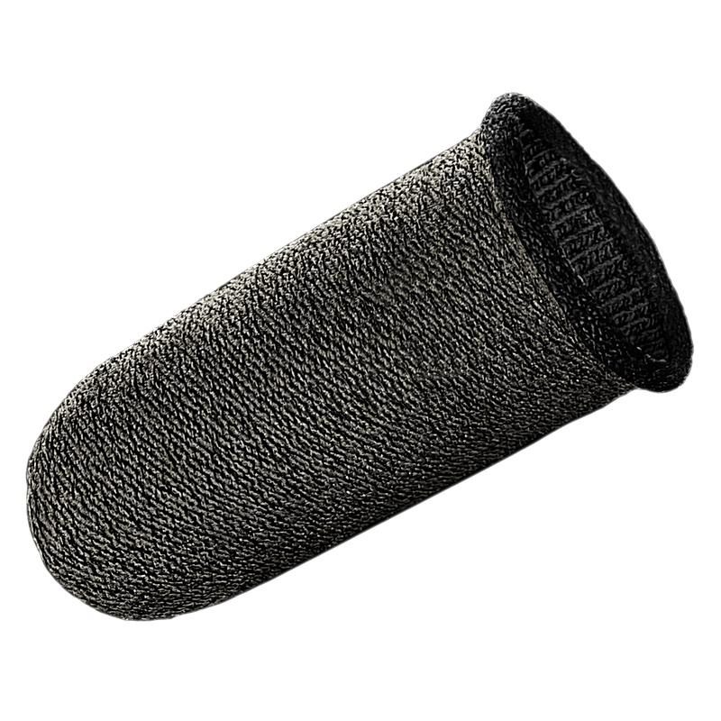 Hoco GM4 Phantom Superconducting fiber mobile game finger cots(silver Fiber) black and silver - imagine 2