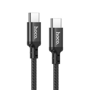 Hoco X14 Double speed 60W charging data cable Type-C to Type-C(L=1M) black