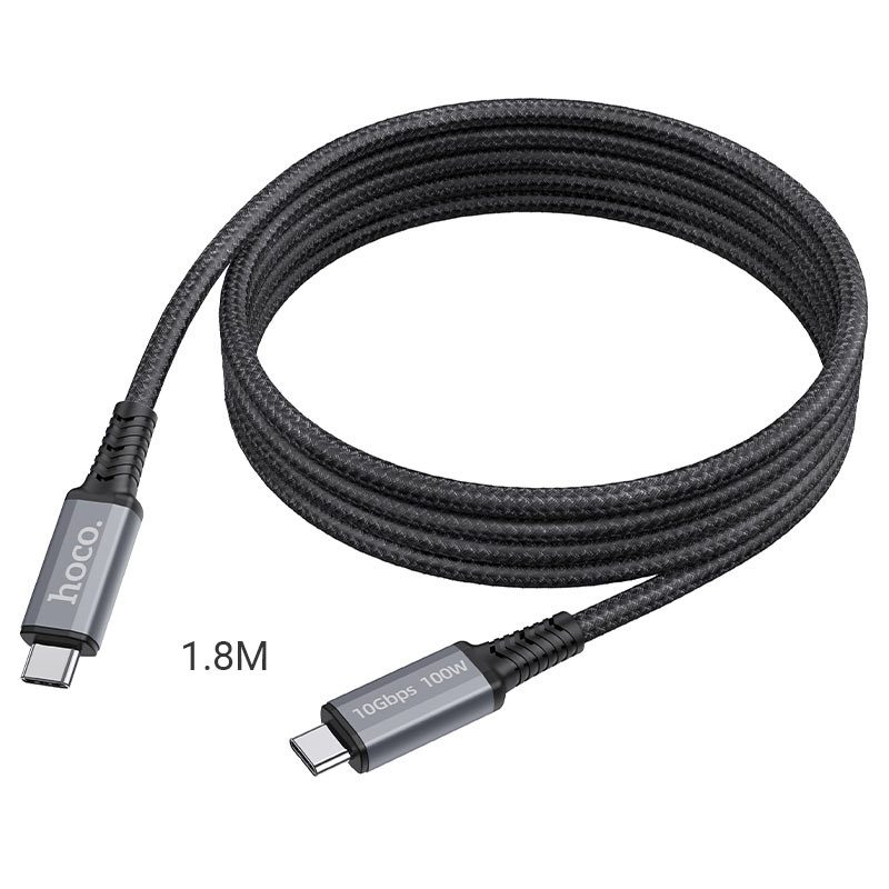 Hoco US01 USB3.1 GEN2 10Gbps 100W super-speed HD data transmission and charging cable(L=1.8m) - imagine 5