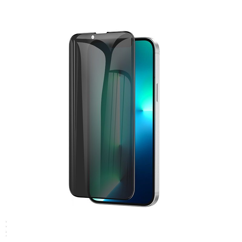 Hoco Full-screen anti-drop and privacy-proof tempered film for iP13 Pro Max(A25) black - imagine 3