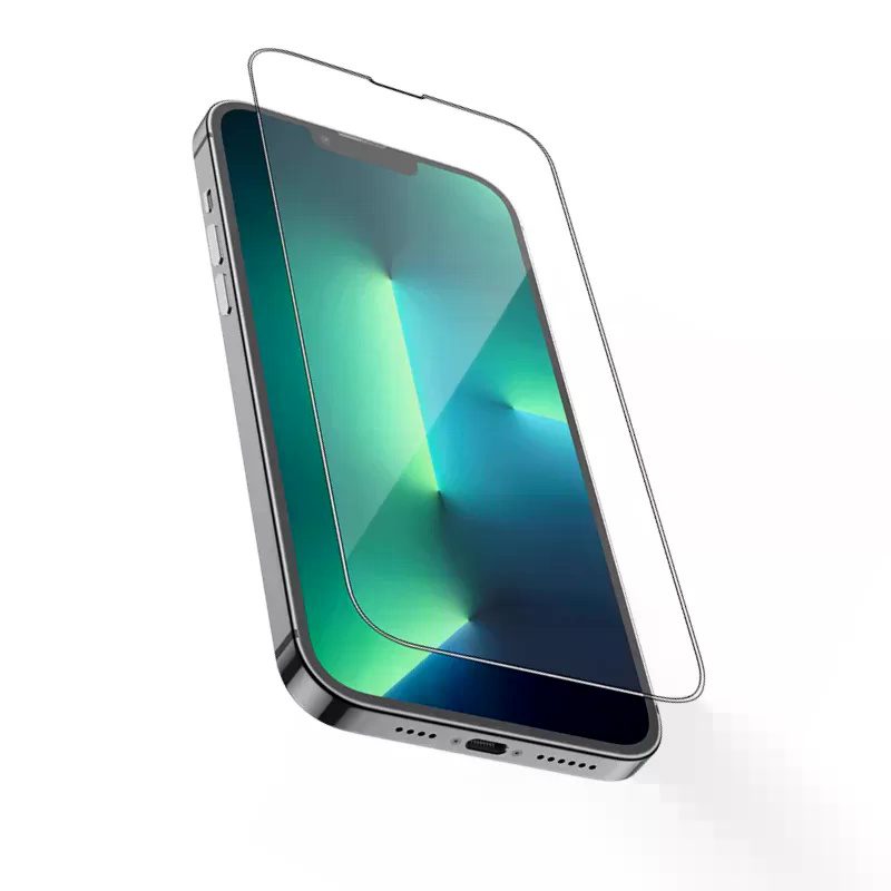 Hoco Full-screen anti-static dust-free tempered film for iP13 mini(A27) black - imagine 2