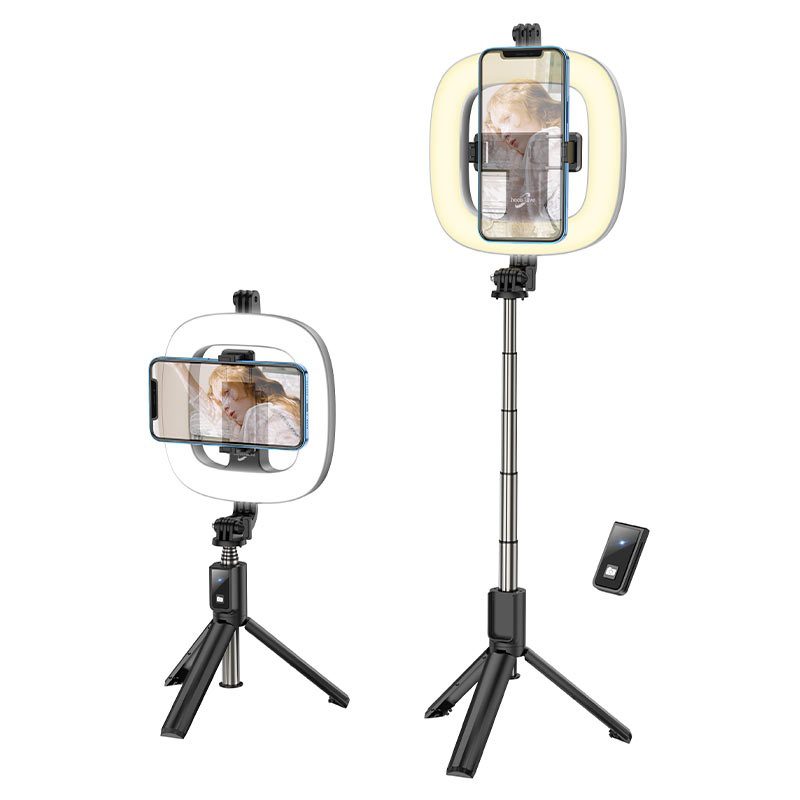 Hoco LV03 Plus Showfull fill light live broadcast holder black - imagine 2