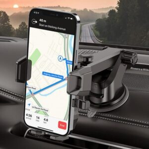 Hoco DCA17 Armor suction cup car holder black
