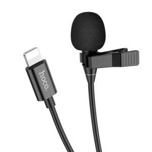 Hoco L14 iP Lavalier microphone black