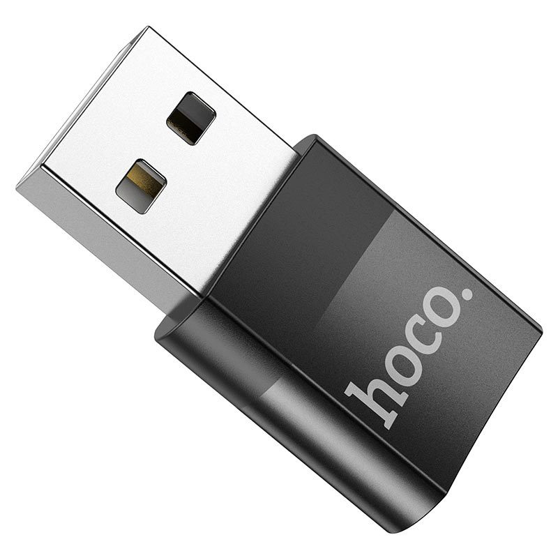 Hoco UA17 iP Male to USB female USB2.0 adapter black - imagine 2