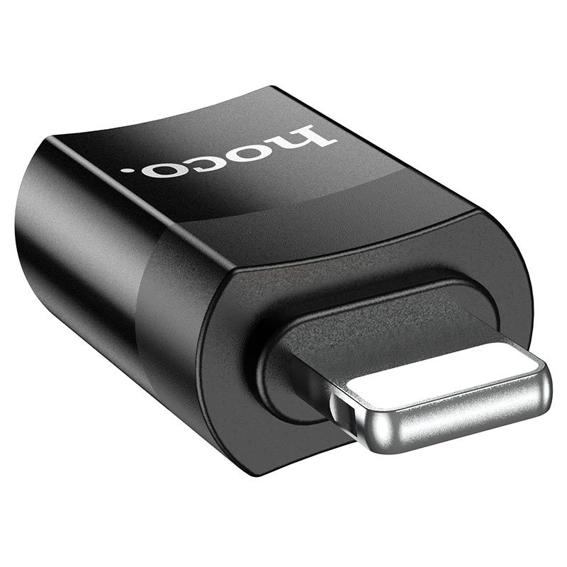 Hoco UA17 iP Male to Type-C female USB2.0 adapter black - imagine 6