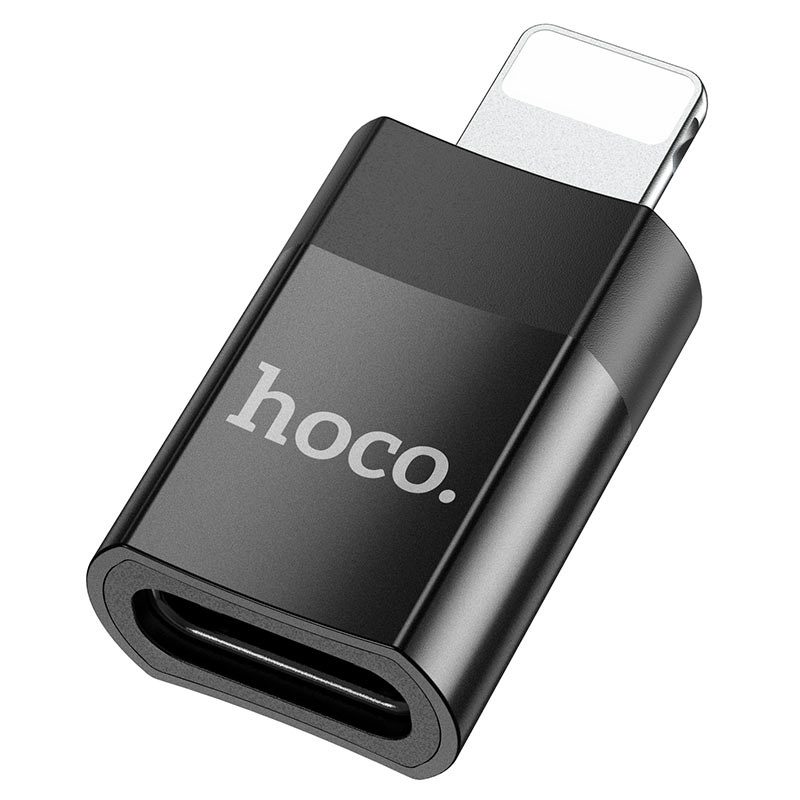 Hoco UA17 iP Male to Type-C female USB2.0 adapter black