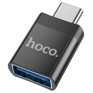 Hoco UA17 Type-C male to USB female USB3.0 adapter black