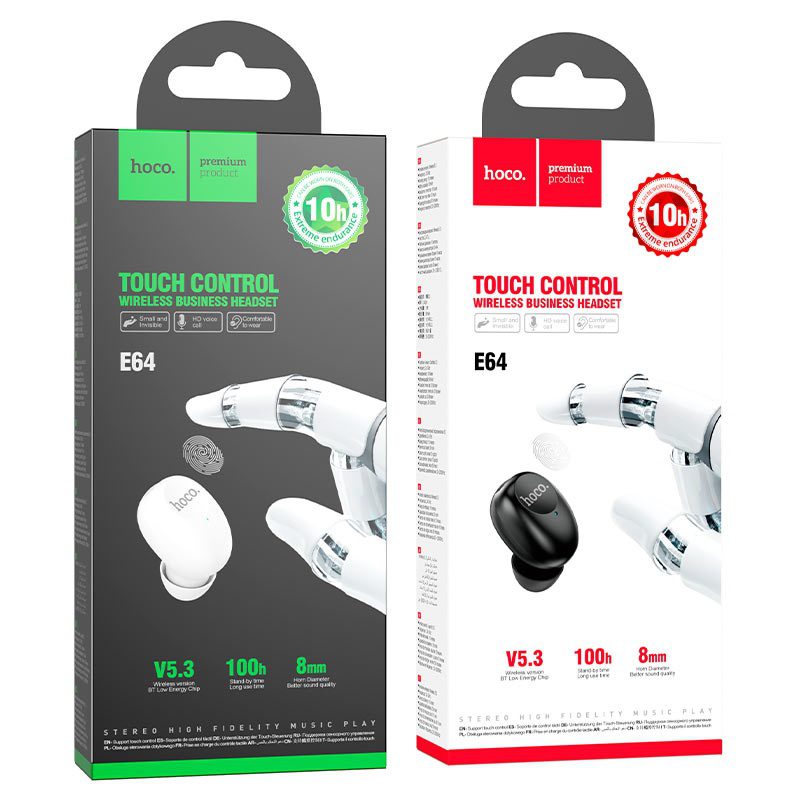 Hoco E64 mini BT headset black - imagine 3