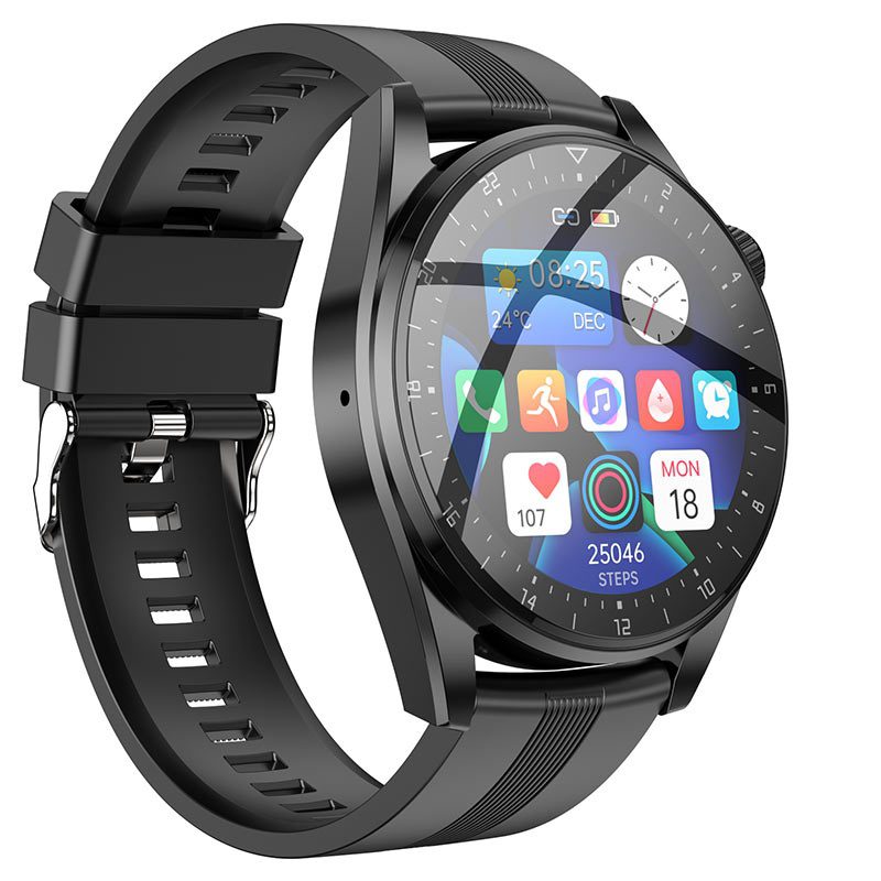 Hoco Y9 Smart sports watch(Call Version) black - imagine 2