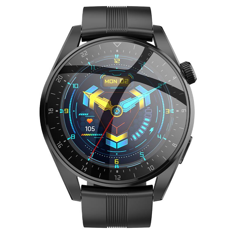 Hoco Y9 Smart sports watch(Call Version) black - imagine 3