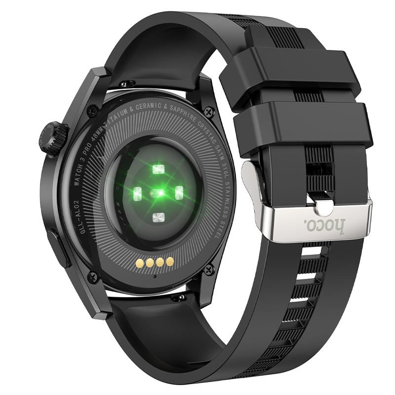 Hoco Y9 Smart sports watch(Call Version) black - imagine 4