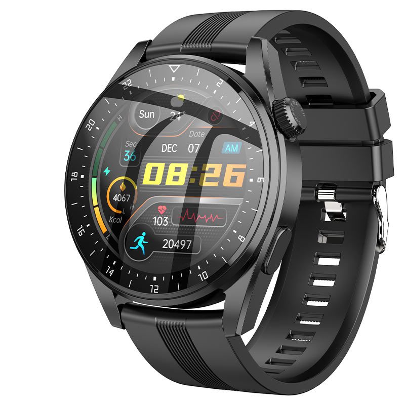 Hoco Y9 Smart sports watch(Call Version) black - imagine 5